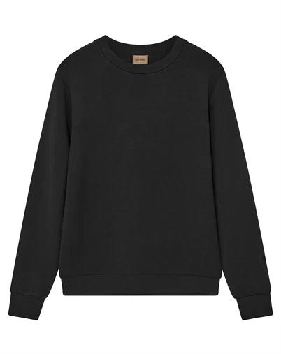 Mos Mosh Gallery - MMGAbel Crew Neck Sweatshirt - Black